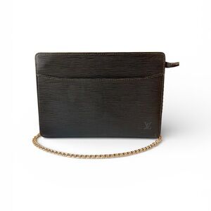 Authentic Louis Vuitton Epi Pochette Homme clutch